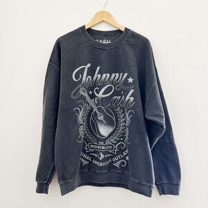 NEW UO Johnny Cash Graphic Sweatshirt